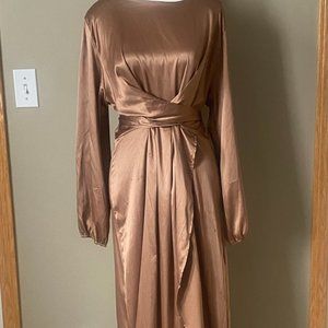 Satin Maxi Dress